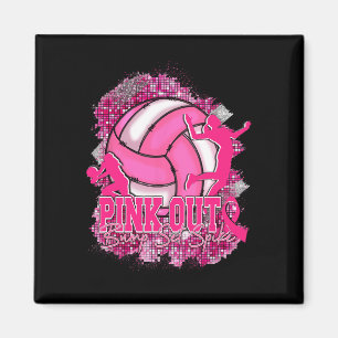 Imán Pink Out Volleybyll Pink Ribbon