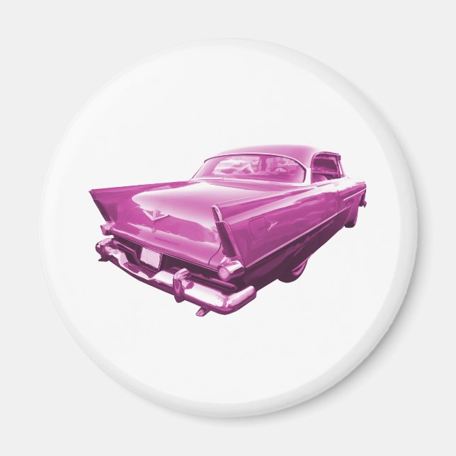 Imán Pink Plymouth Tail Fins (Frente)