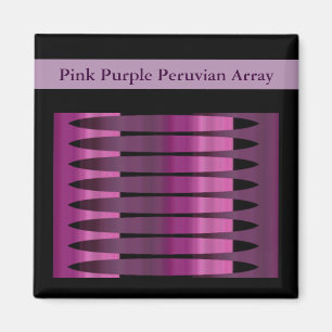 Imán Pink Purple PeruArray Magnet 2x2 Square