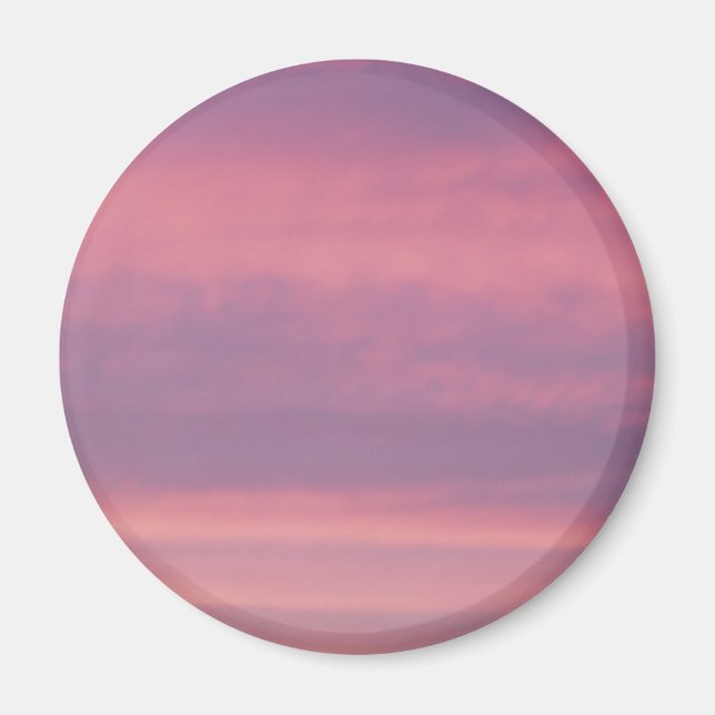 Imán Pink Purple Sky Magnet (Frente)