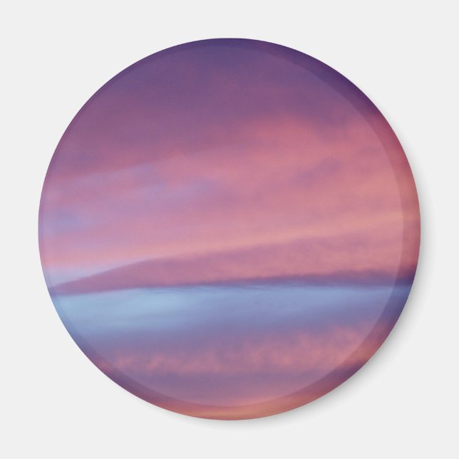 Imán Pink Purple Sky Magnet (Frente)
