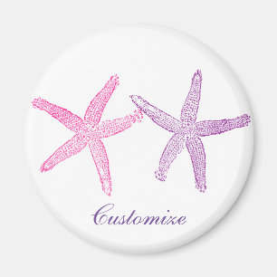 Imán Pink Purple Starfish Thunder_Cove
