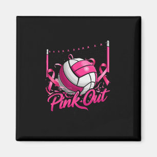 Imán Pink R: Voleibol Provoca Conciencia sobre el Cánce