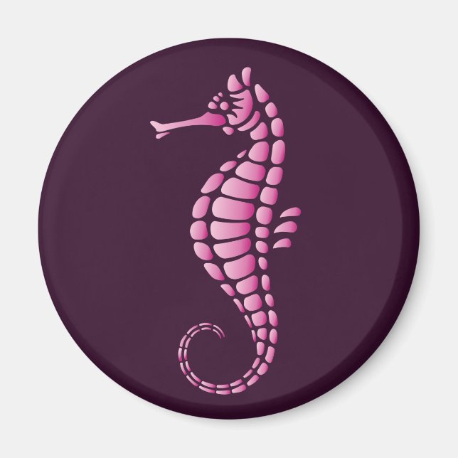 Imán Pink Seahorse (Frente)