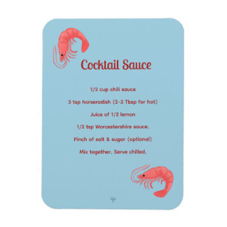 Imán Pink Shrimp Cocktail Sauce Recipe Flexible Magnet