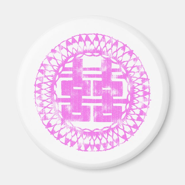 Imán Pink Shuan Xi (Frente)