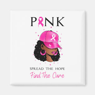 Imán Pink Spread La Esperanza Encuentra La Cura Del Cán