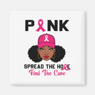 Imán Pink Spread La Esperanza Encuentra La Cura Del Cán