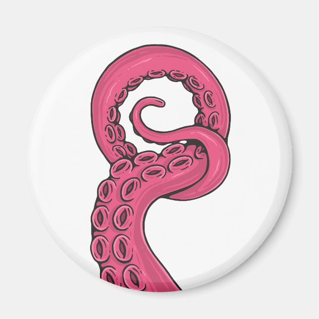 Imán Pink Tentacle (Frente)