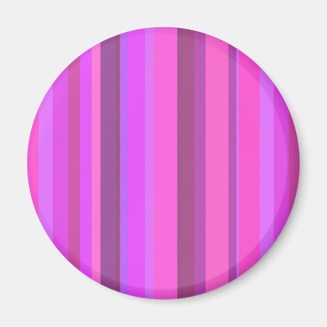 Imán Pink vertical stripes (Frente)
