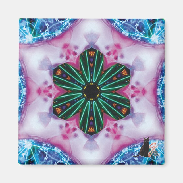 Imán Pinkie Kaleidoscope Magnet (Frente)