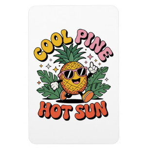 Imán Pino Genial Sol Caliente Vibraciones Veraniegas de