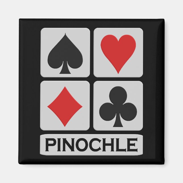 Imán Pinochle imnet (Frente)