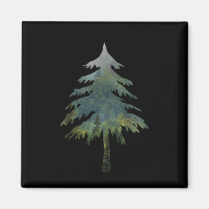 Imán Pinos oxidados en el bosque salvaje