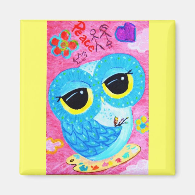 Imán Pinta Al Mundo Un Lugar Mejor (Frente)