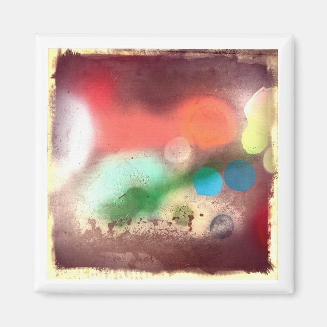 Imán Pinta de rociado en el filtro retro de concreto (Frente)