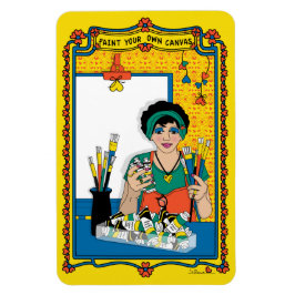 Imán Pinta tu propio refrigerador Canvas_B_4x6