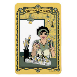 Imán Pinta tu propio refrigerador Canvas_C_4x6