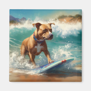 Imán Pintado americano de surf en Staffordshire Beach