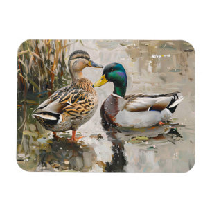 Imán Pintado de pato y vida silvestre mallard flexible