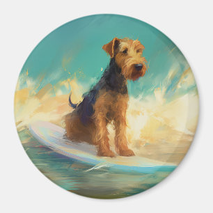Imán Pintado de surf en Airedale Beach