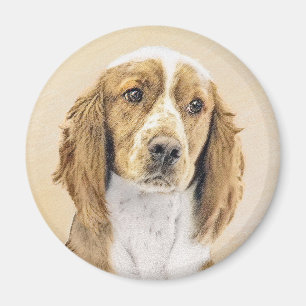 Imán Pintado español de Springer galesa - Arte de perro