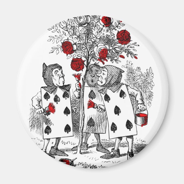 Imán Pintando el rojo de los Rosas (Frente)