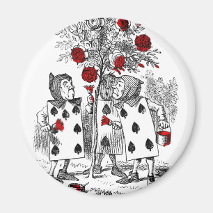 Imán Pintando los rosas rojos