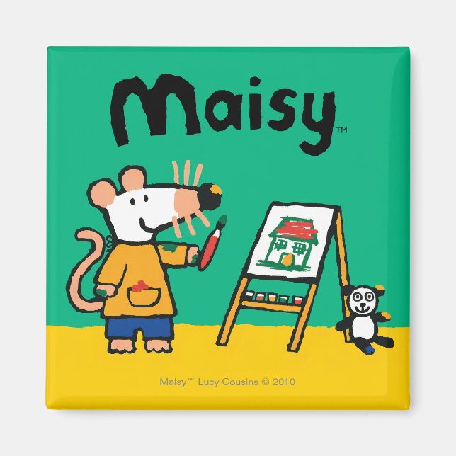 Imán ¡Pintar con Maisy! (Frente)