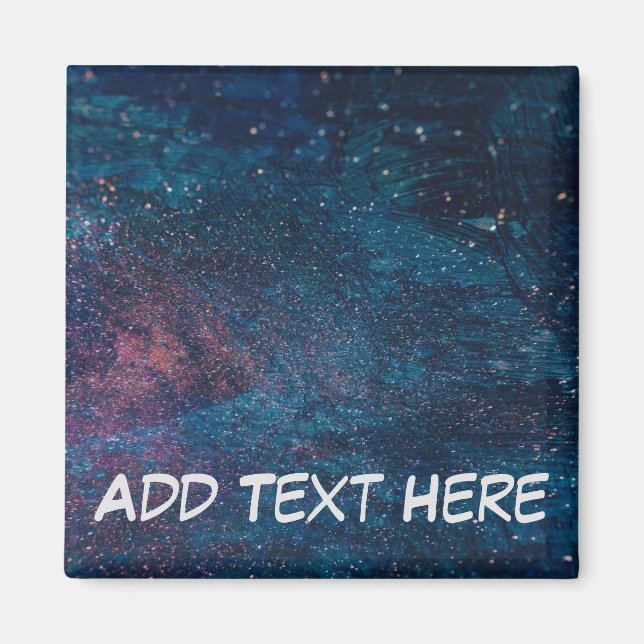 Imán Pintar espárragos de Turqouise Galaxy (Frente)