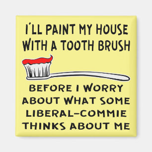 Imán Pintaré mi casa con un pincel dental antes de que