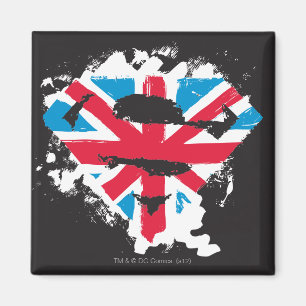 Imán Pinte el S-Escudo de Británicos de los movimiento
