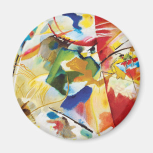 Imán Pintura con Green Center de Wassily Kandinsky