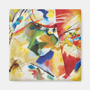 Imán Pintura con Green Center de Wassily Kandinsky