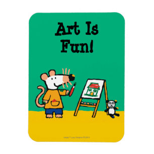 Imán ¡Pintura con Maisy!