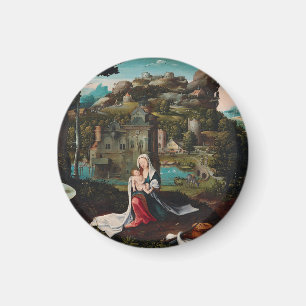 Imán Pintura de aceite adorna el arte de la pared de ma