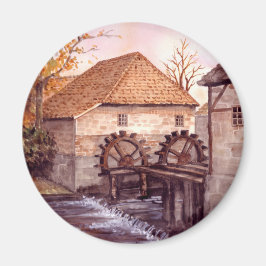 Imán Pintura de acuarela de Farida Greenfield