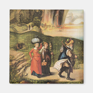 Imán Pintura de Albrecht Durer, Escape de Lot,