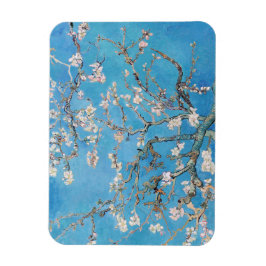 Imán Pintura de arte de Almond Blossoms Blue Vincent va