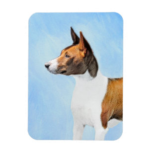 Imán Pintura de Basenji - Arte original muy bonito