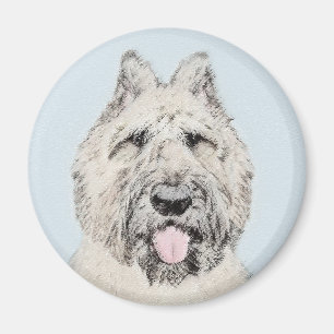 Imán Pintura de Bouvier des Flandres - Arte original de