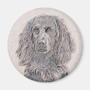 Imán Pintura de Boykin Spaniel - Arte de Perro Original