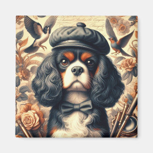 Imán Pintura de Cavalier King Charles Spaniel