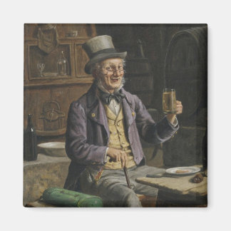 Imán Pintura de cerveza para beber
