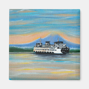 Imán Pintura de ferris de Sunrise