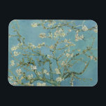 Imán Pintura de flores de almendra de Van Gogh<br><div class="desc">Almond Blossoms es un grupo de varios cuadros de 1888 y 1890 de Vincent van Gogh en Arles y Saint-Rémy, al sur de Francia, de almendros florecientes. Los árboles floridos fueron especiales para van Gogh. Representaban el despertar y la esperanza. Los disfrutó estéticamente y encontró alegría al pintar árboles floridos....</div>