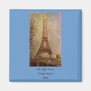 Imán Pintura de Georges Seurat: La Torre Eiffel (1889)