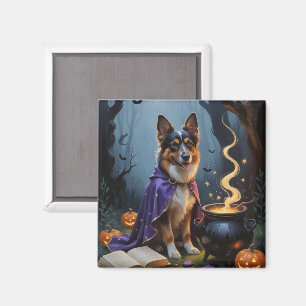 Imán Pintura de Halloween de Pastor Belga
