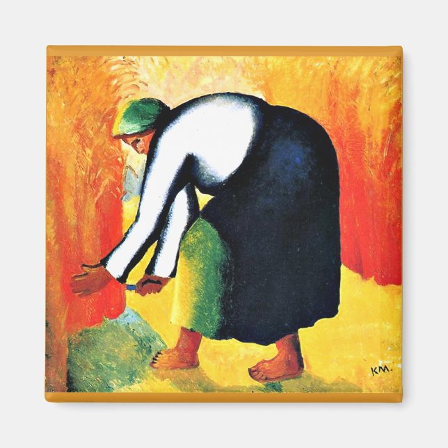 Imán Pintura de Kazimir Malevich, pañal (Frente)