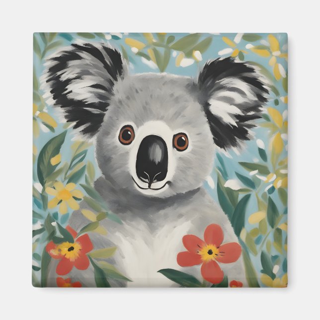 Imán Pintura de Koala (Frente)
